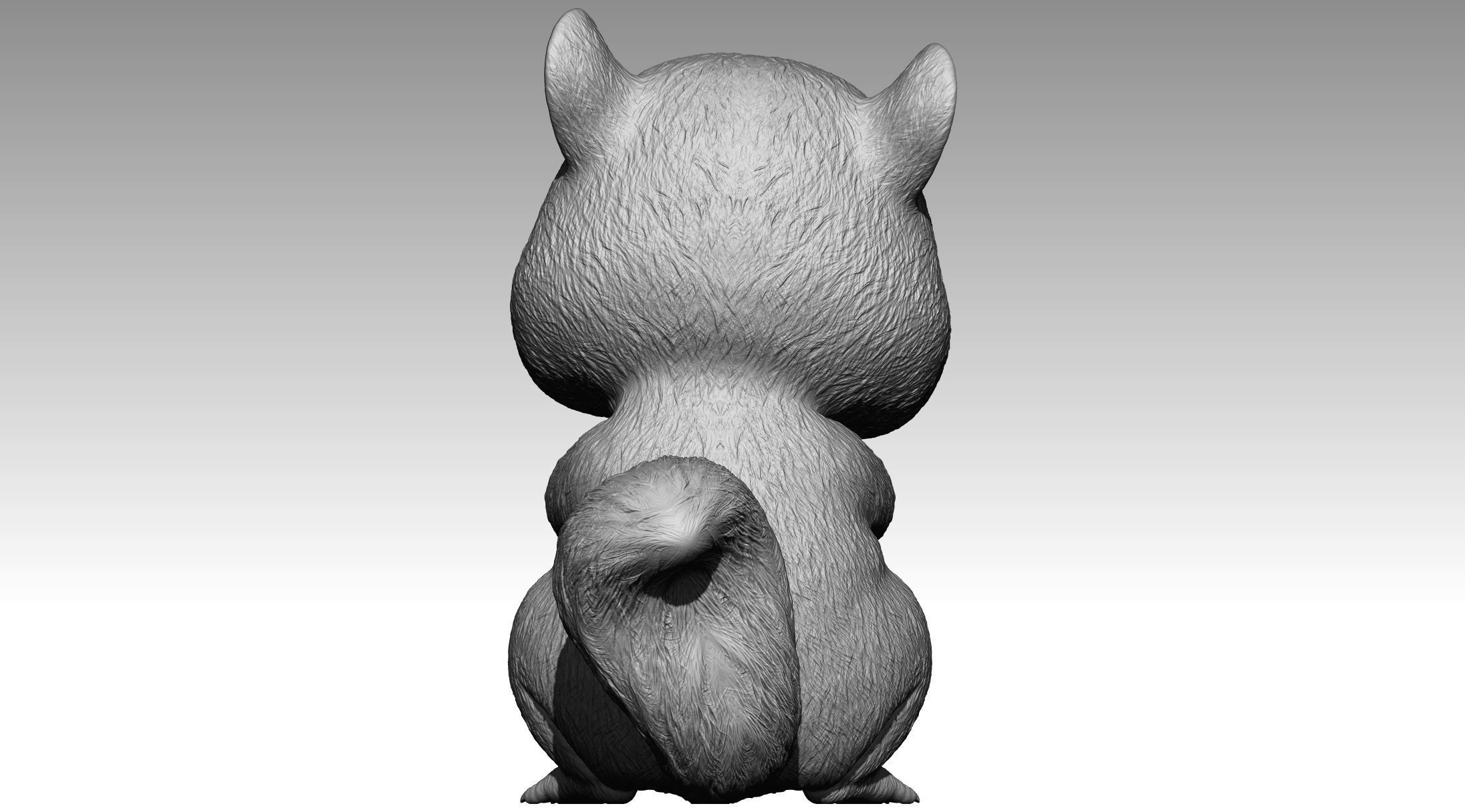 Cute squirrel 6 3D print model_2