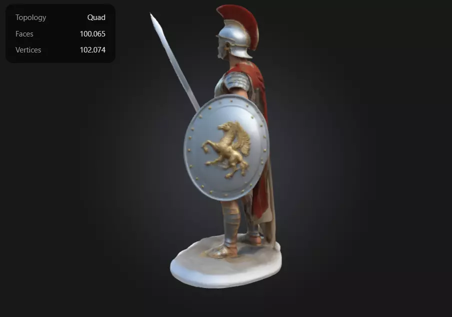 Roma Soldier 3D print model