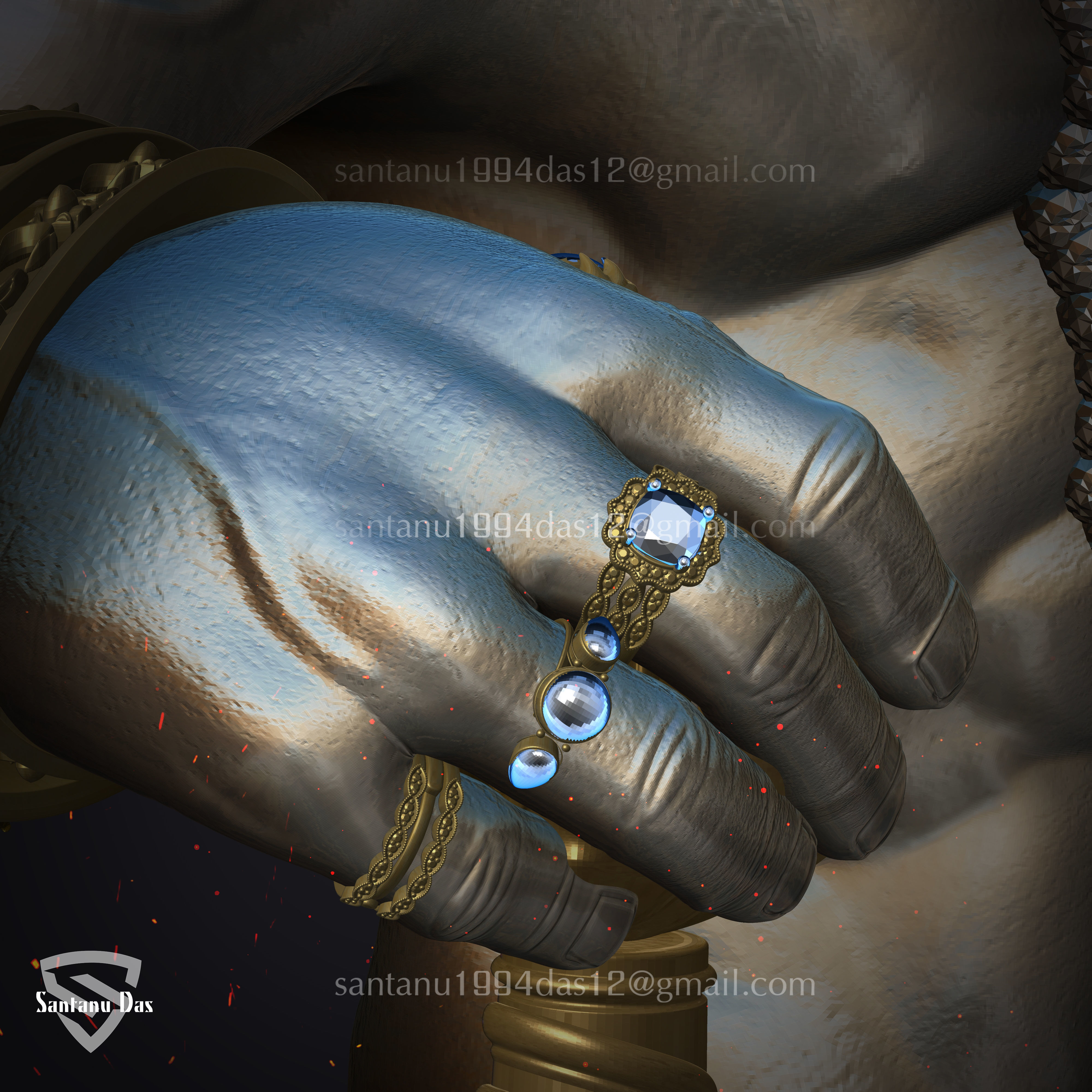 Hanuman Ji High Quality 3d Print STL 3D print model_9