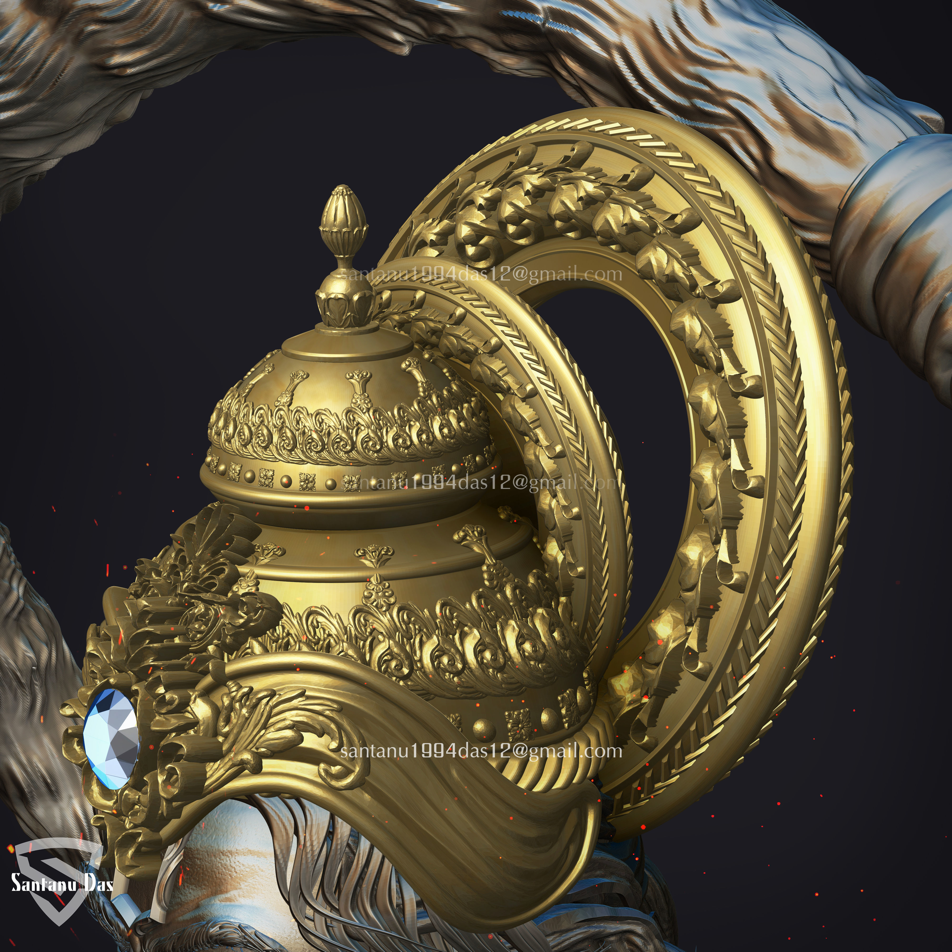 Hanuman Ji High Quality 3d Print STL 3D print model_5