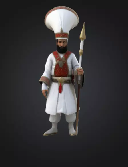 yeniceri askeri osmanli 3D print model