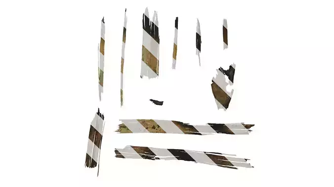 Anydrafts Burnt broken board pieces 01