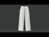 Wide Leg Jogger with Slit 3D model_1
