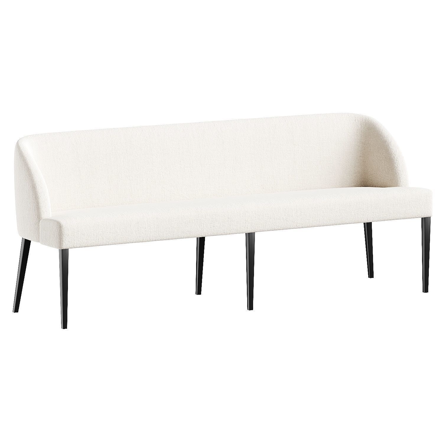 sofa white 5 3D model_4