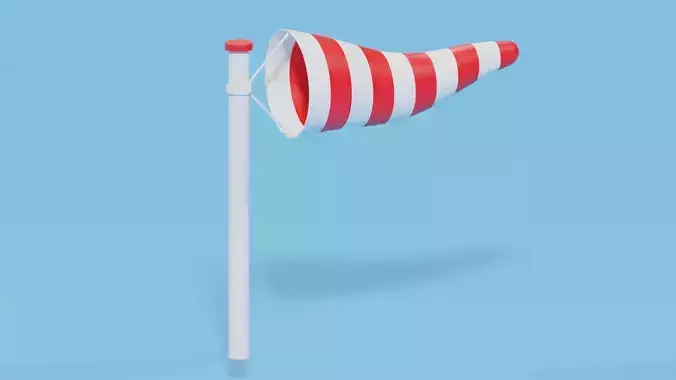 Cartoon Windsock Icon