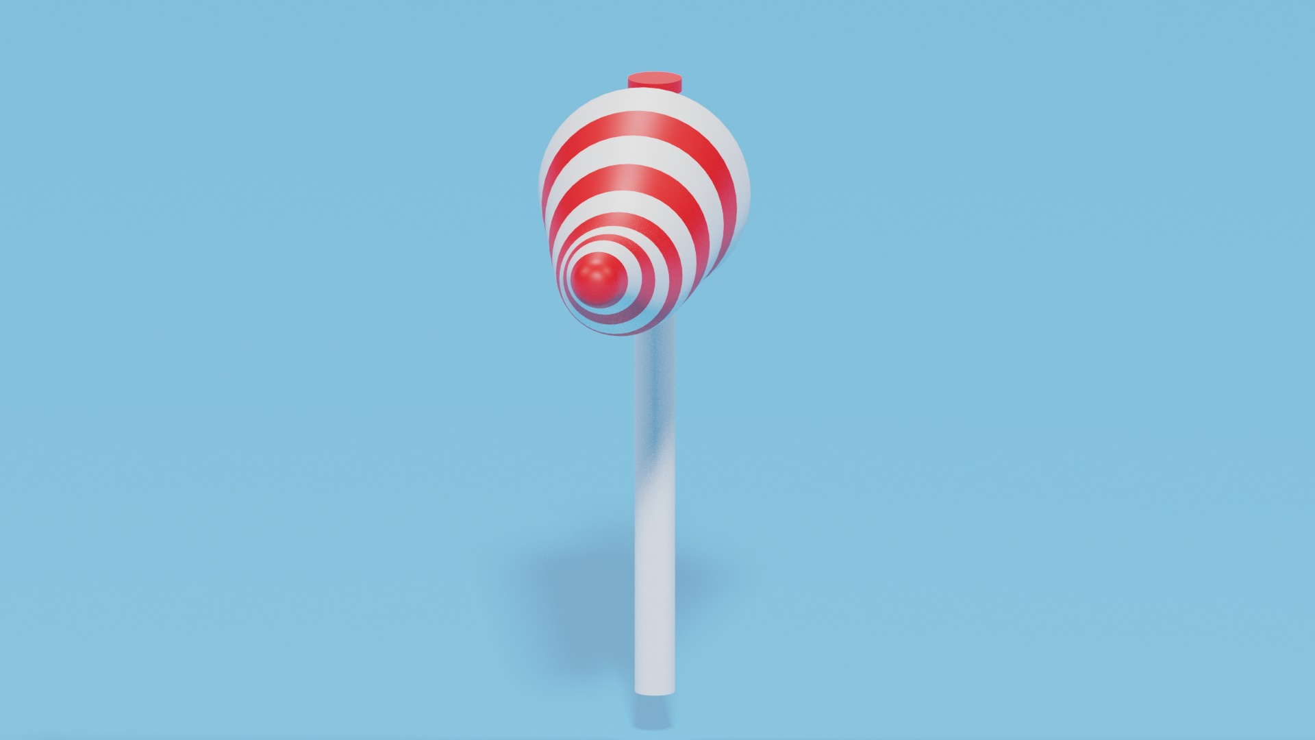 Cartoon Windsock Icon 3D model_4