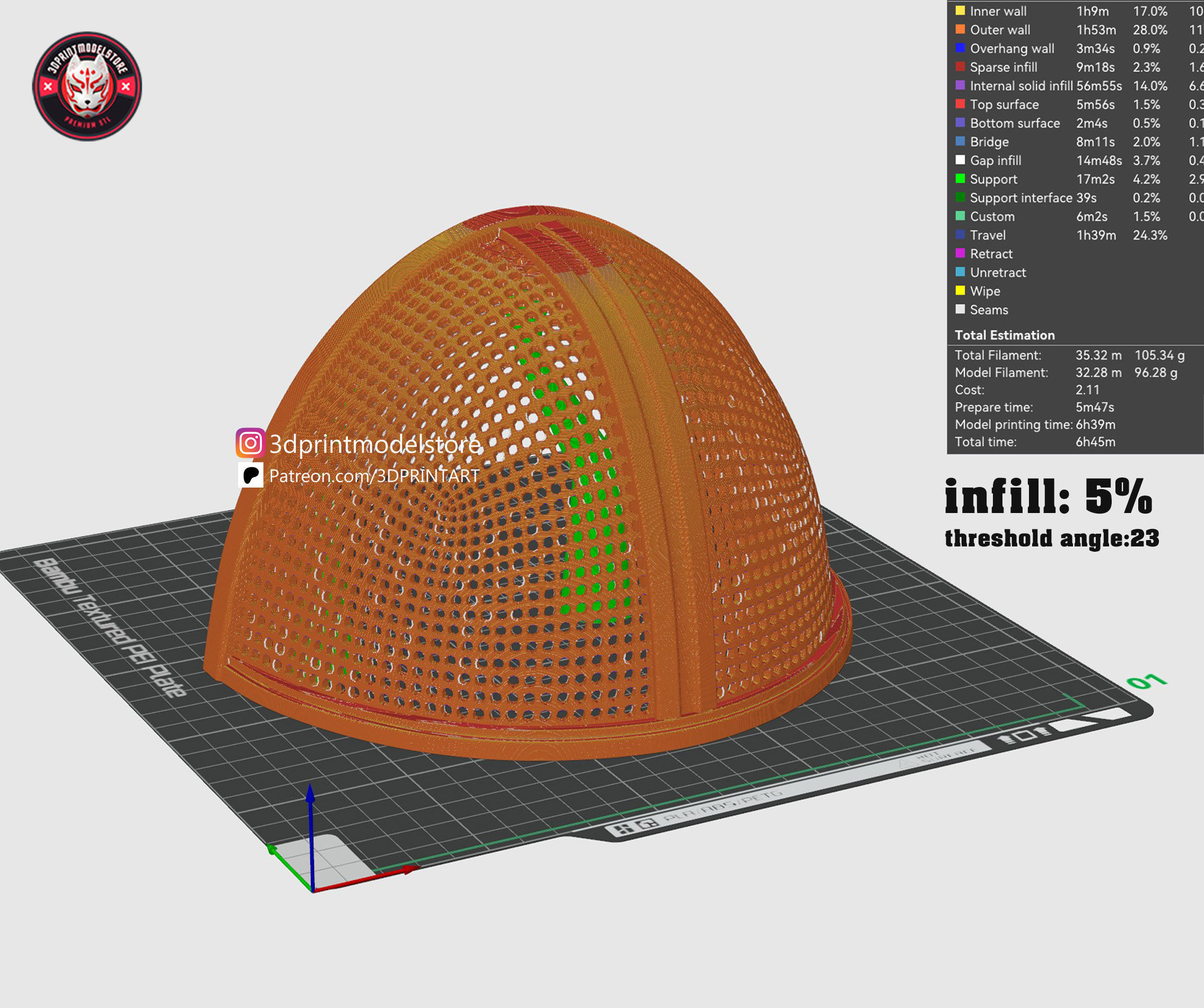 Squid Game Solider Cosplay Mask Happy Christmas 3D print model_9