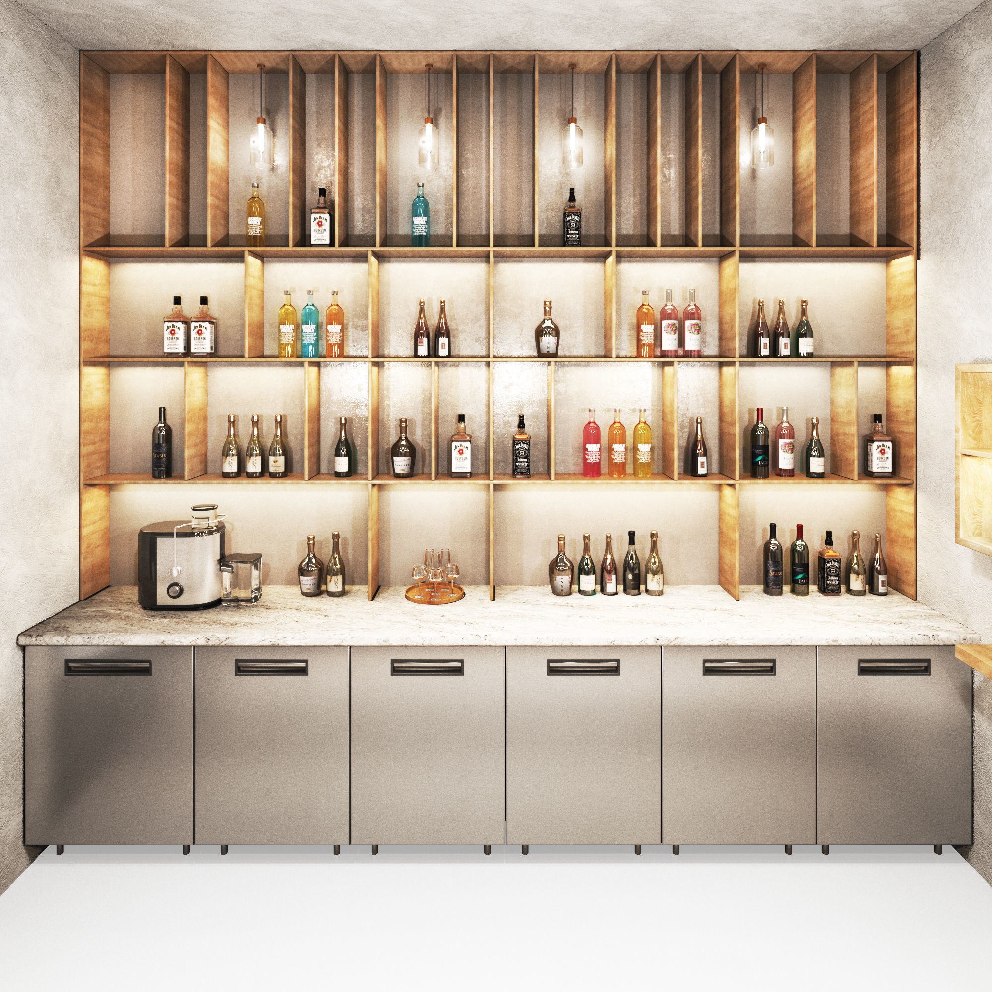 Outdoor cafe  coffee to go  streetcafe Low-poly 3D model_3