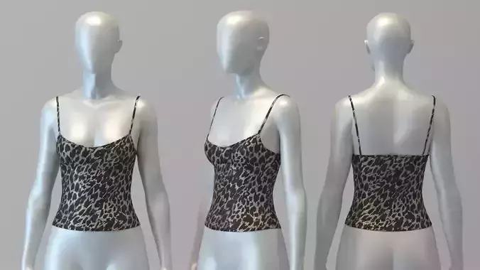 Leopard Print Tank Top