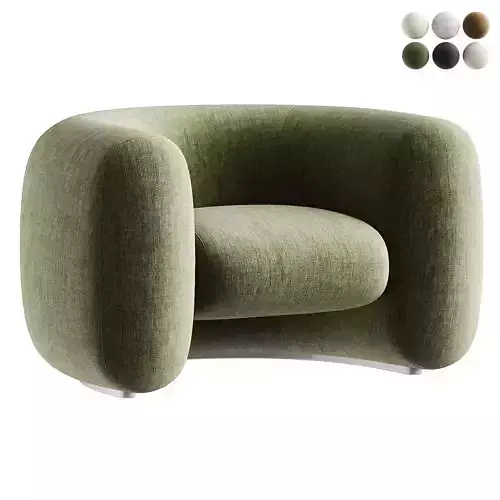green armchair