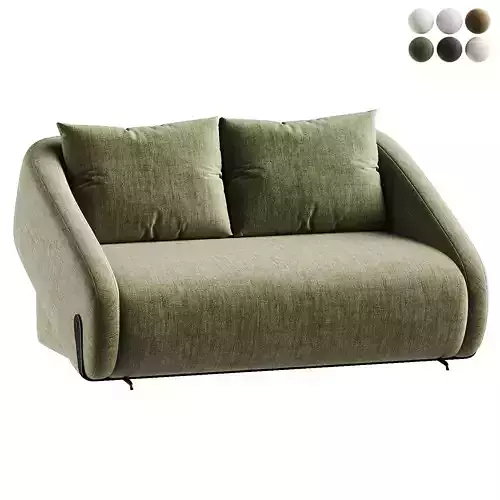 green sofa
