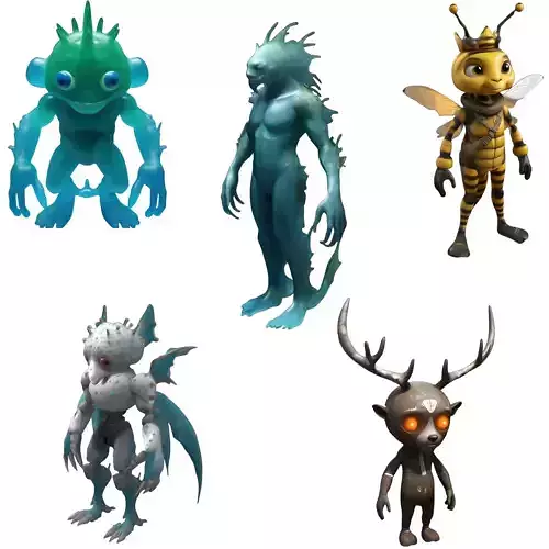 Fantastical Creature Figurines Collection