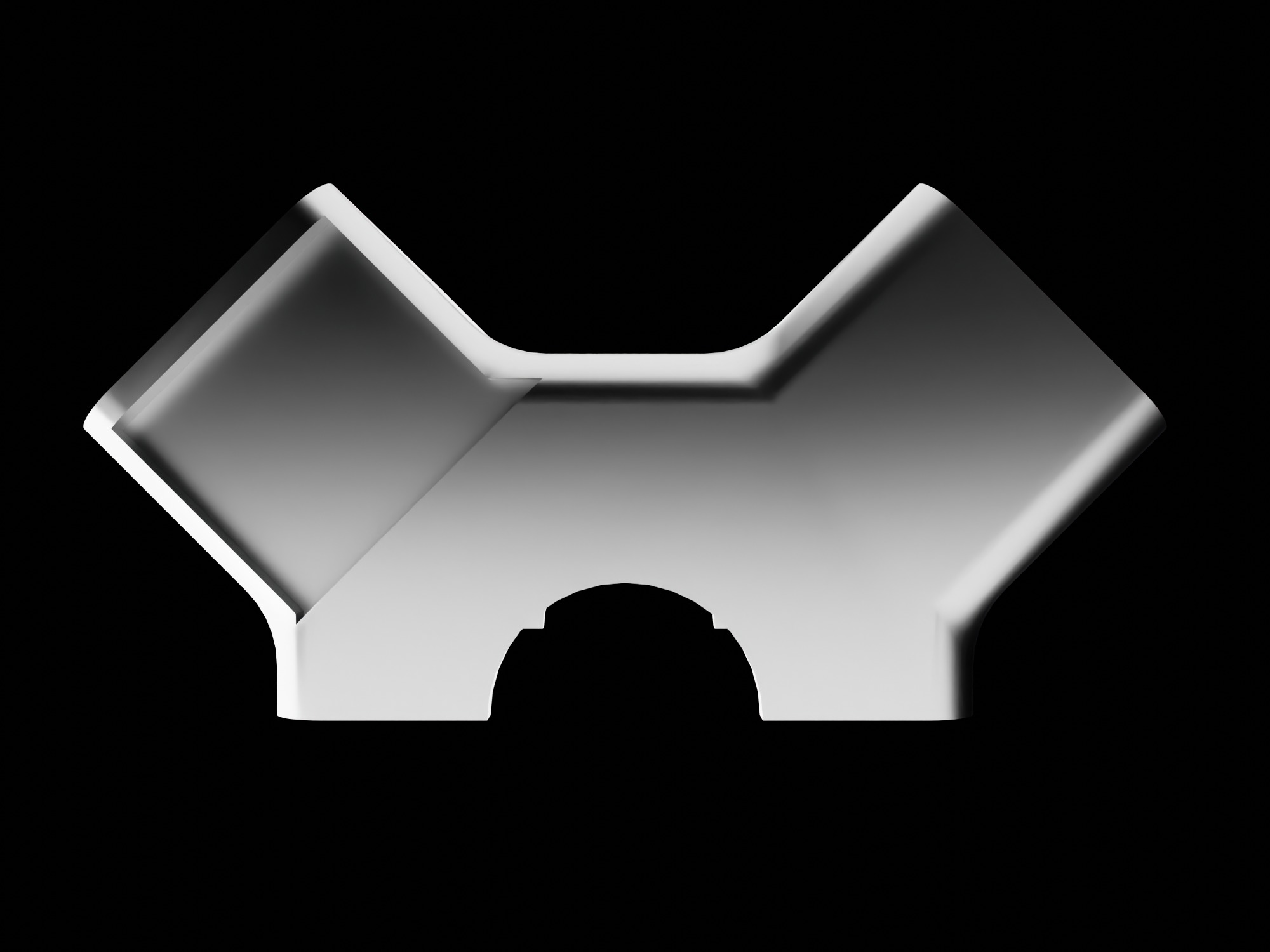 V-6 Engine Upper Body 3D print model_2