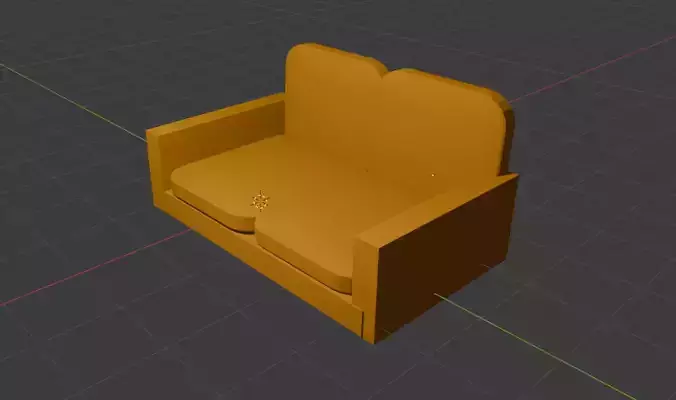 3d model of sofa