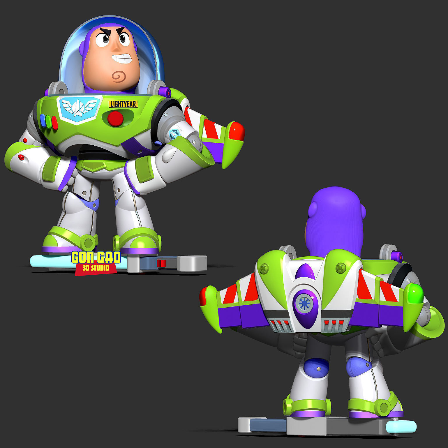 Buzz Lightyear returns 3D print model_3