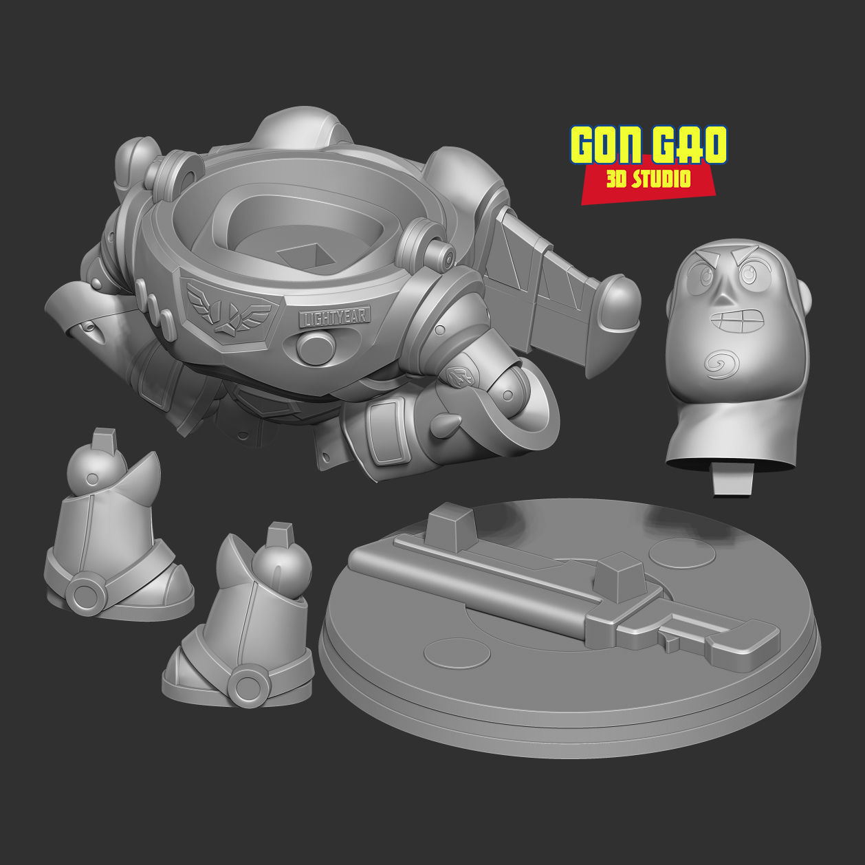 Buzz Lightyear returns 3D print model_2