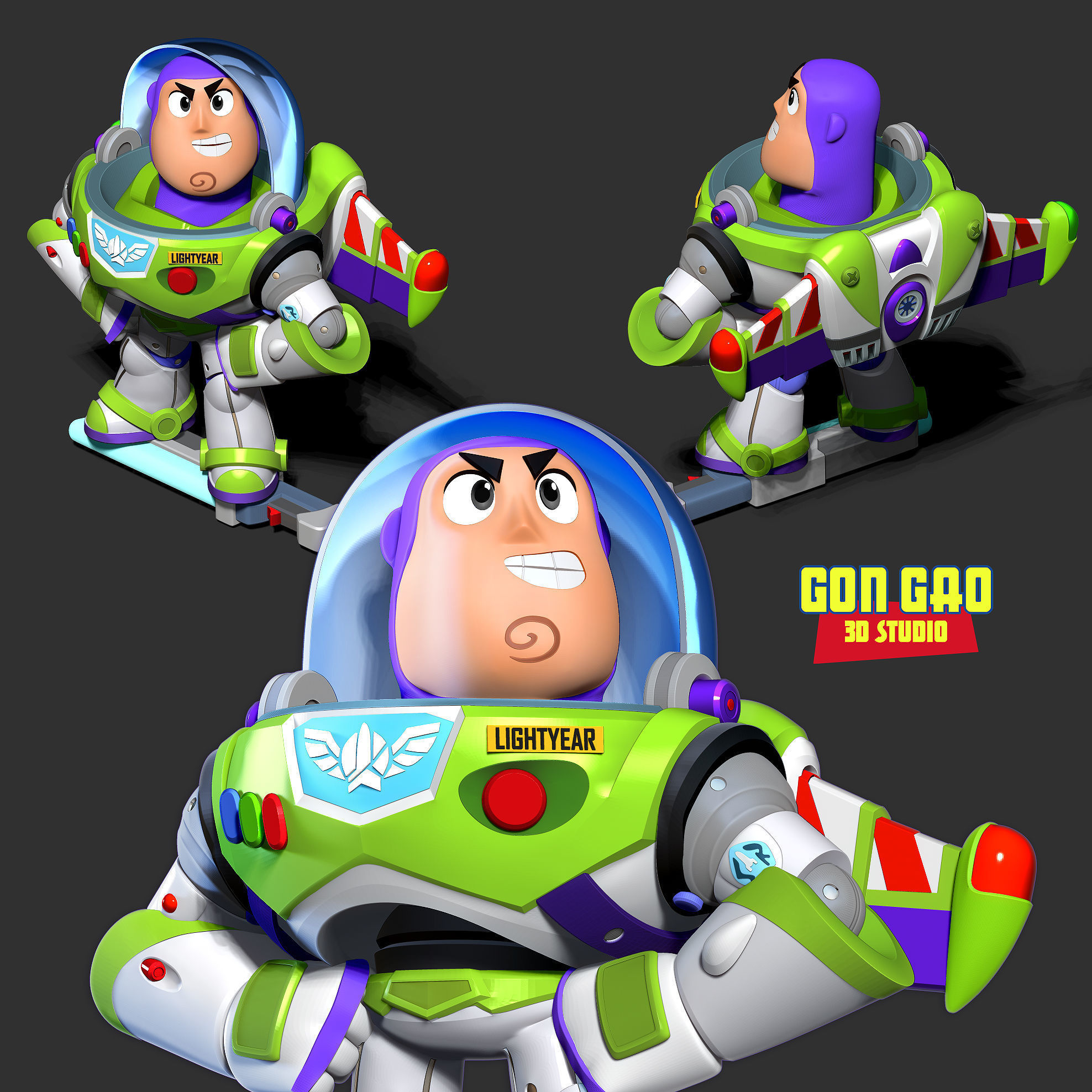 Buzz Lightyear returns 3D print model_1