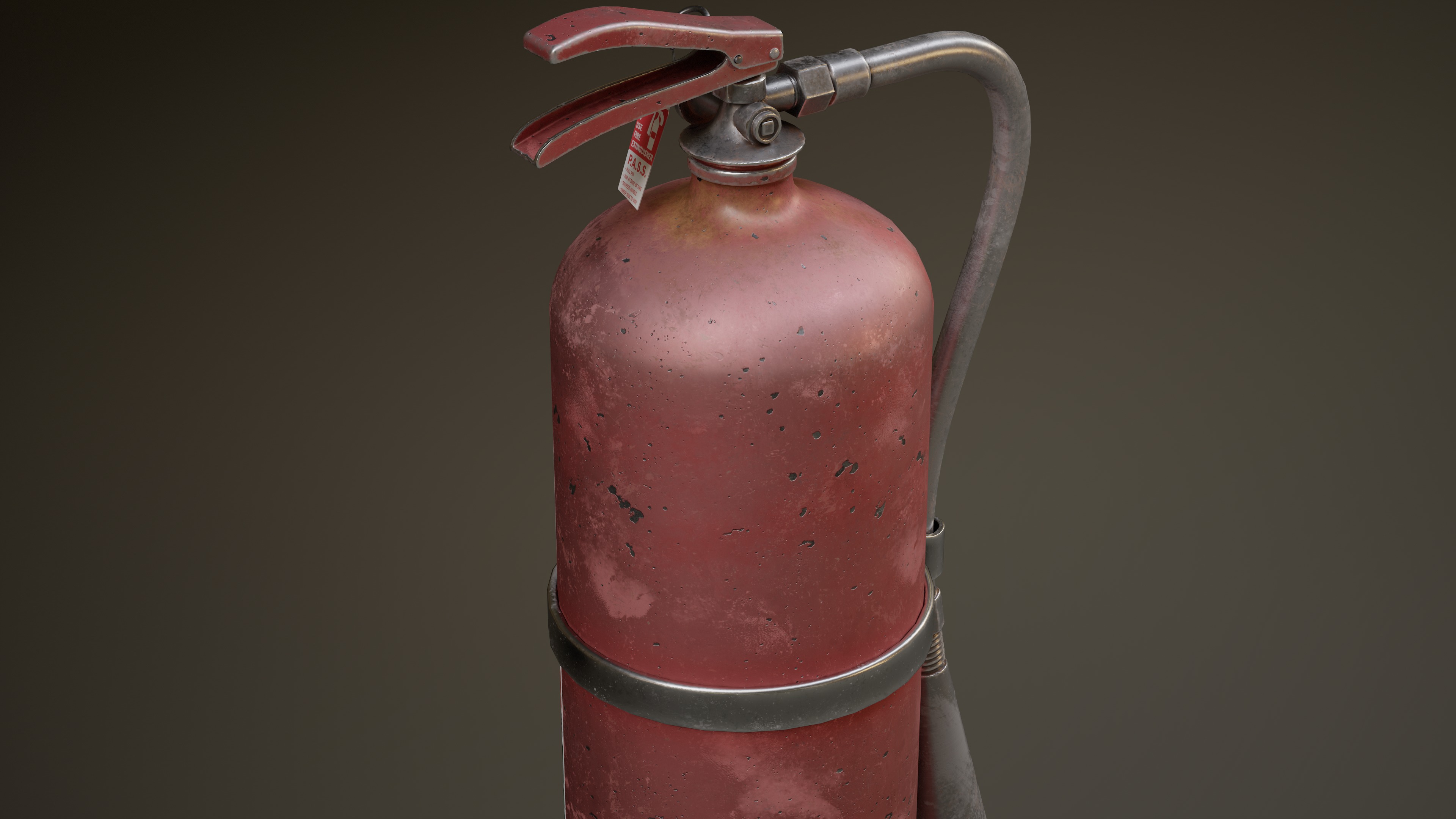 Fire Extinguisher Low-poly 3D model_6