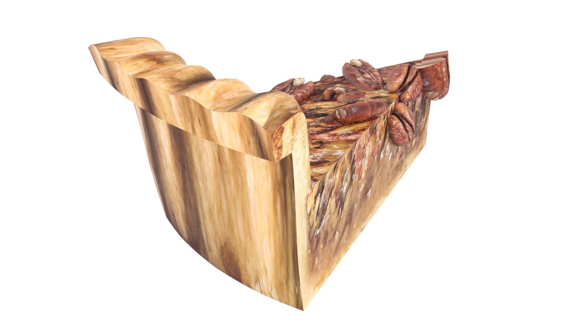 Pecan Pie 3D model_14