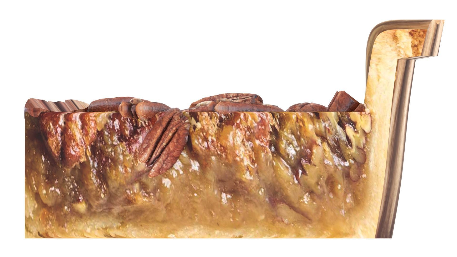 Pecan Pie 3D model_19