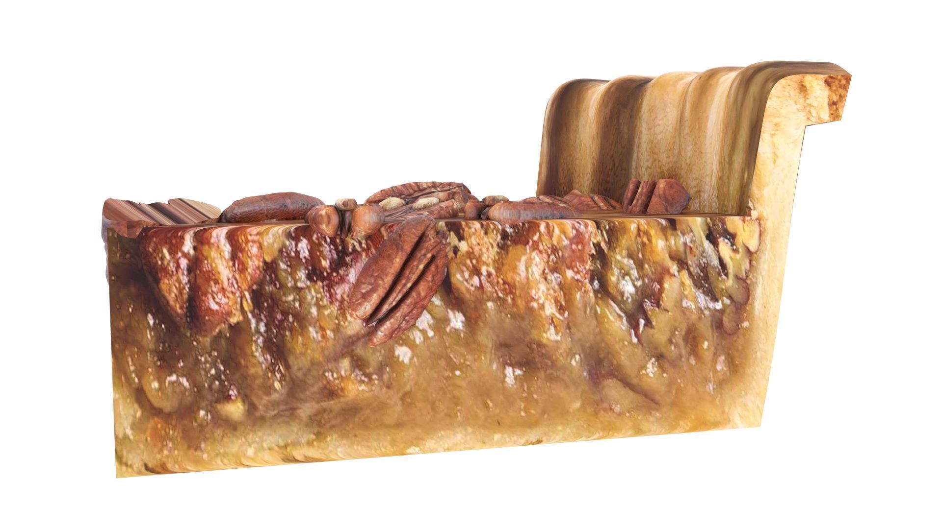 Pecan Pie 3D model_10