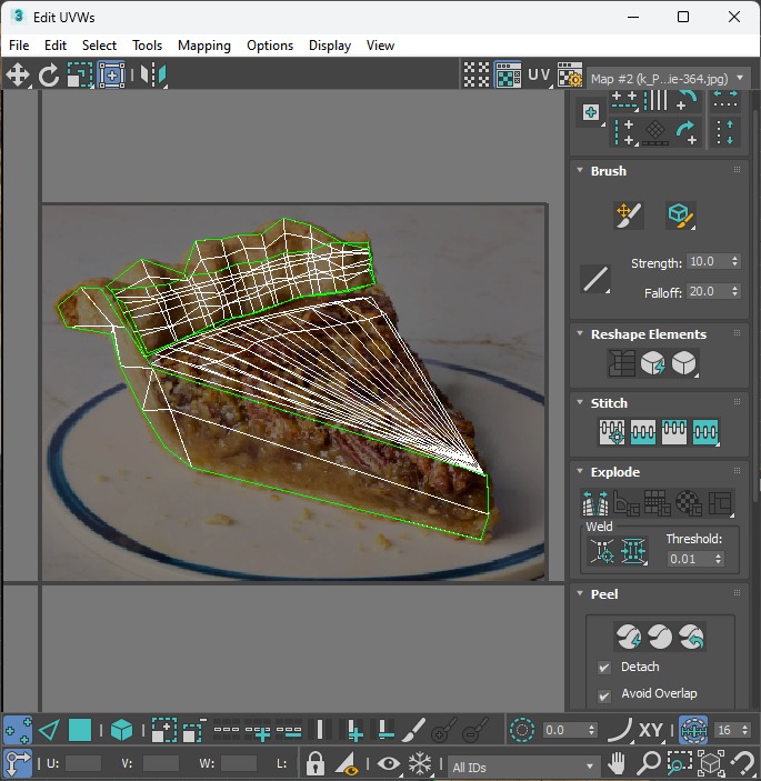 Pecan Pie 3D model_35