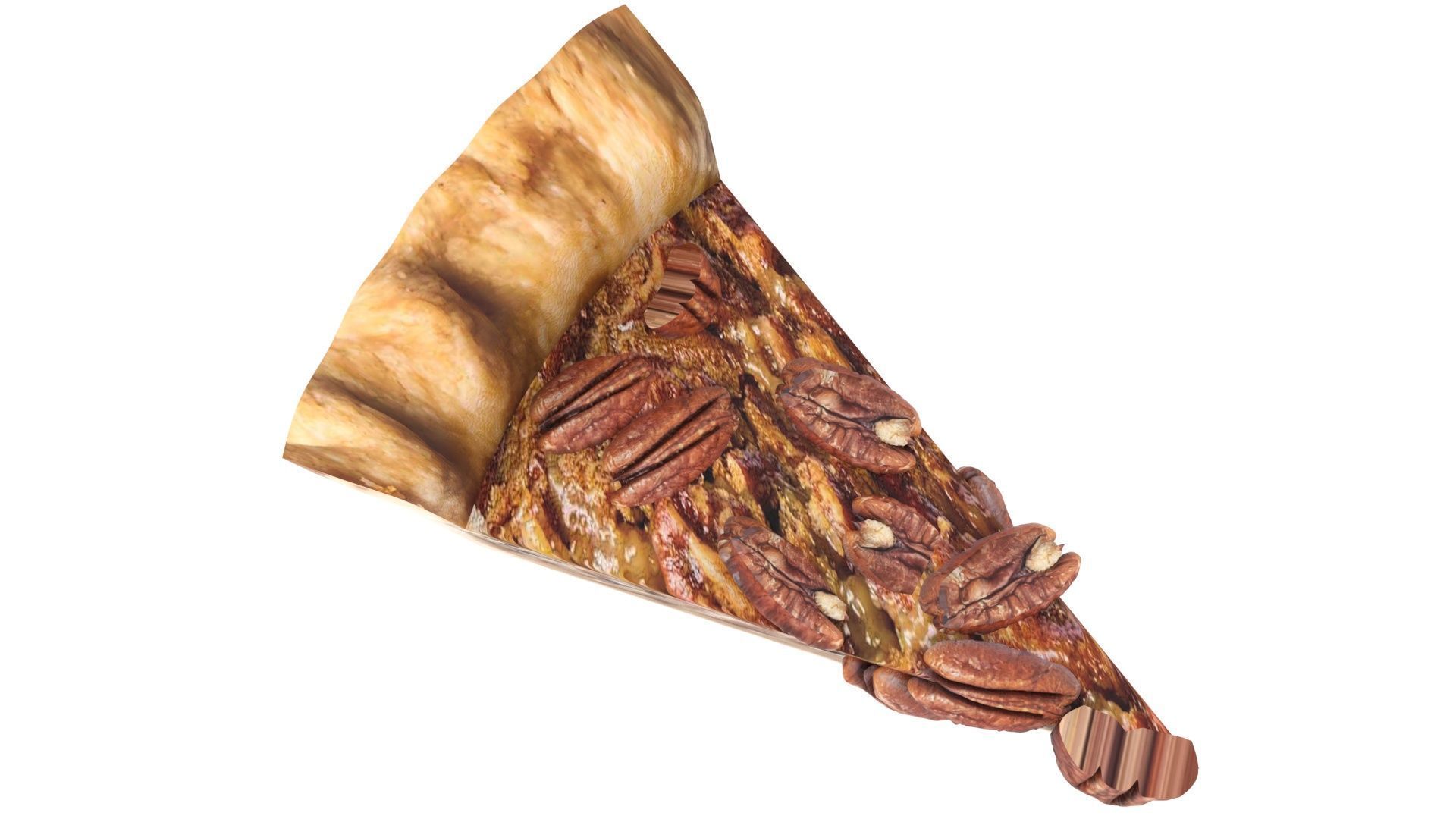 Pecan Pie 3D model_9