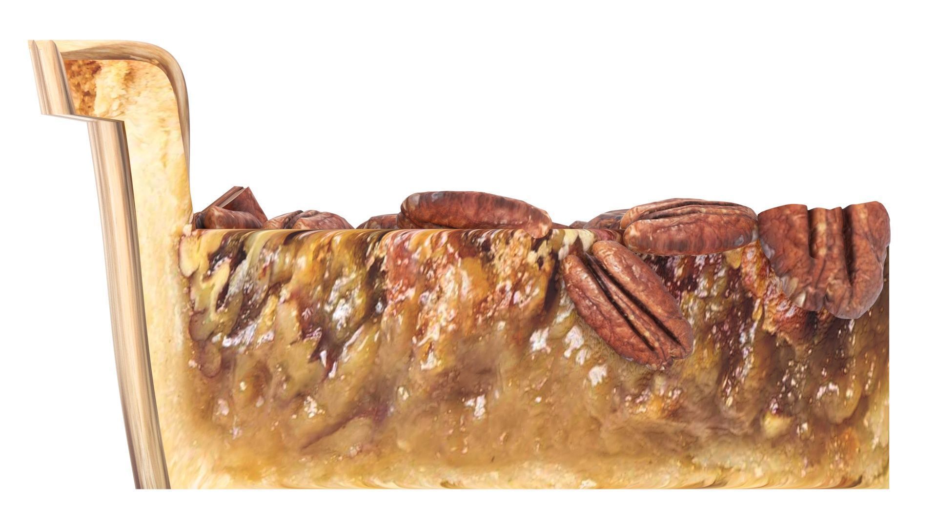 Pecan Pie 3D model_16