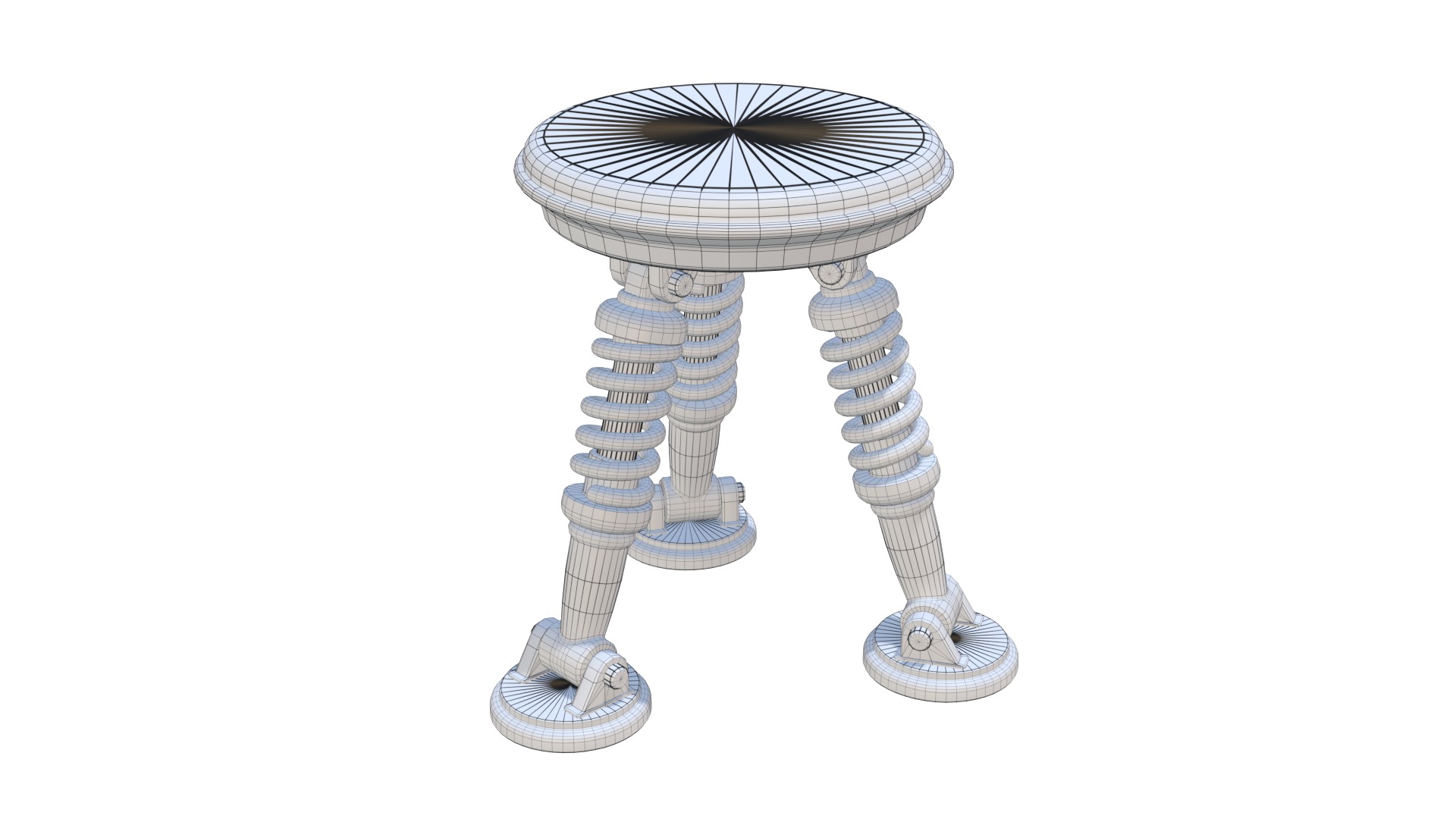 Bouncy chair Low Poly 3D Model Low-poly 3D model_13