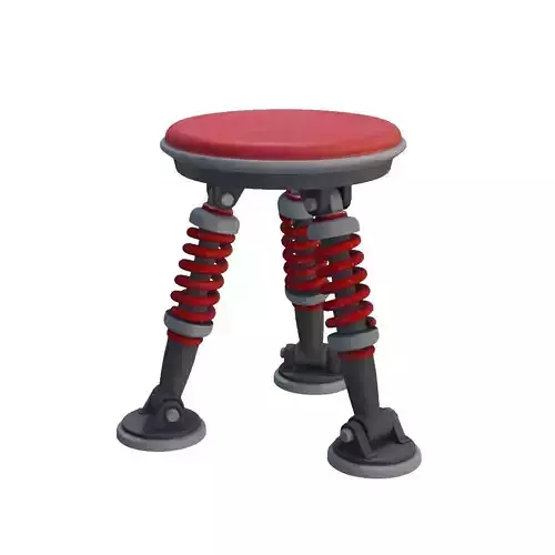 Bouncy chair Low Poly 3D Model