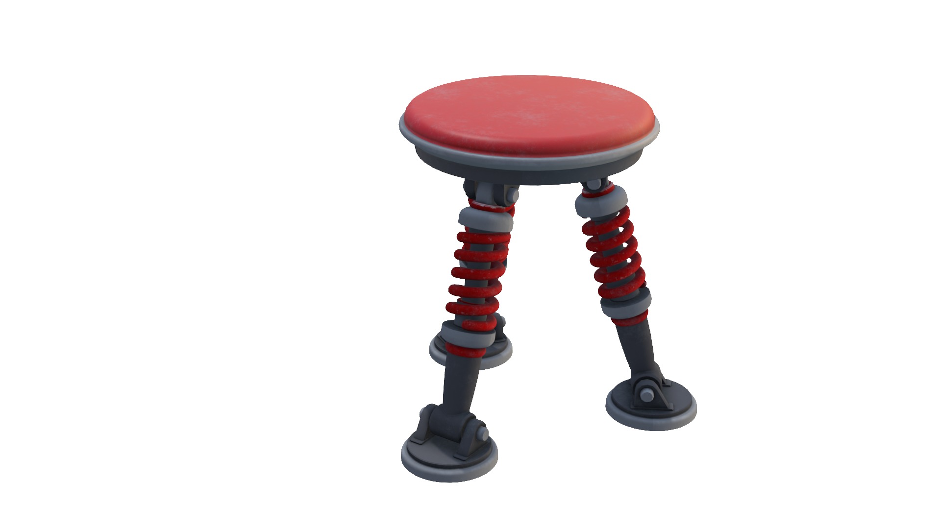 Bouncy chair Low Poly 3D Model Low-poly 3D model_4