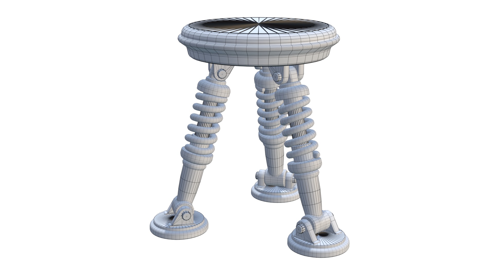 Bouncy chair Low Poly 3D Model Low-poly 3D model_11