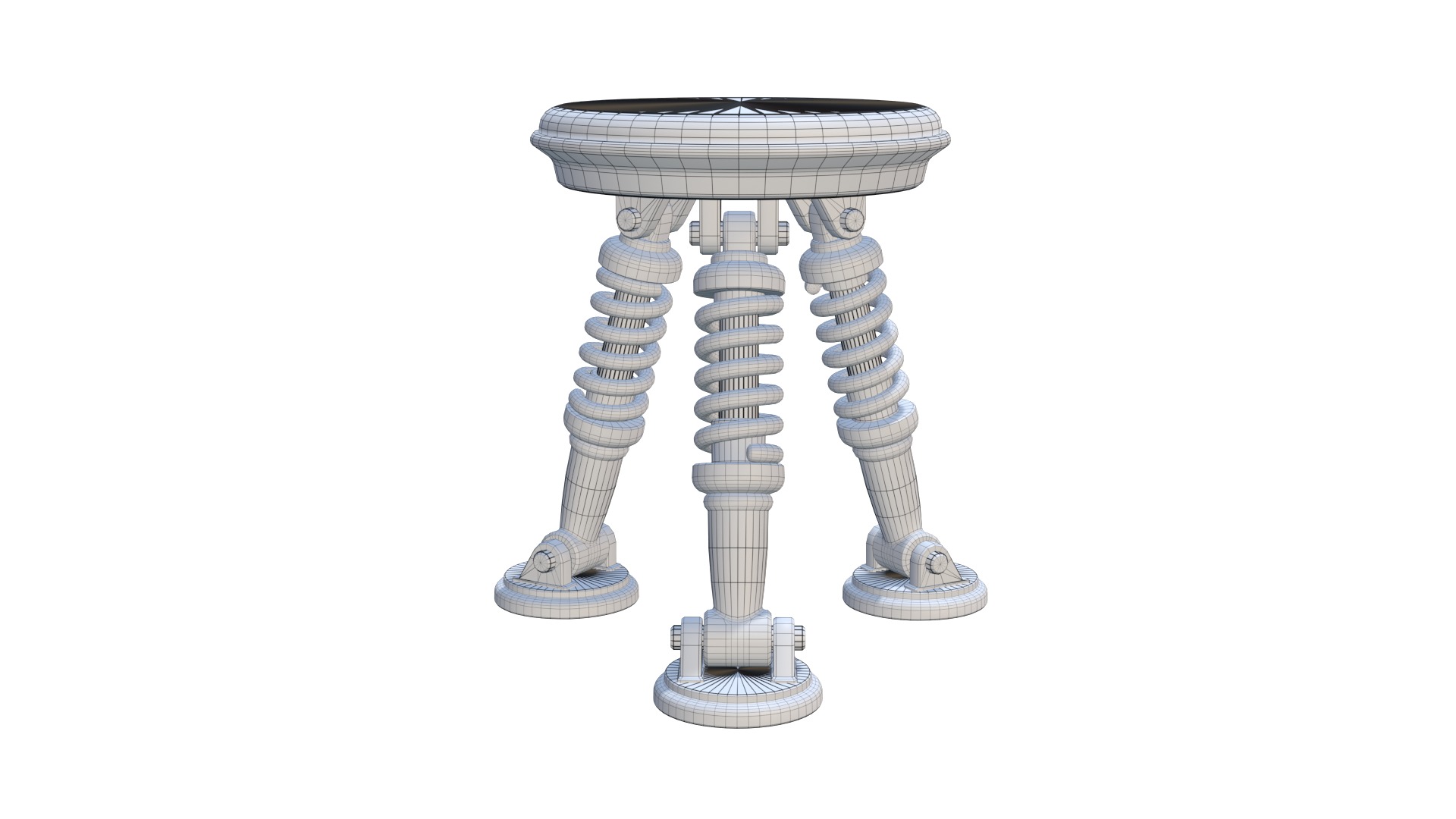 Bouncy chair Low Poly 3D Model Low-poly 3D model_12