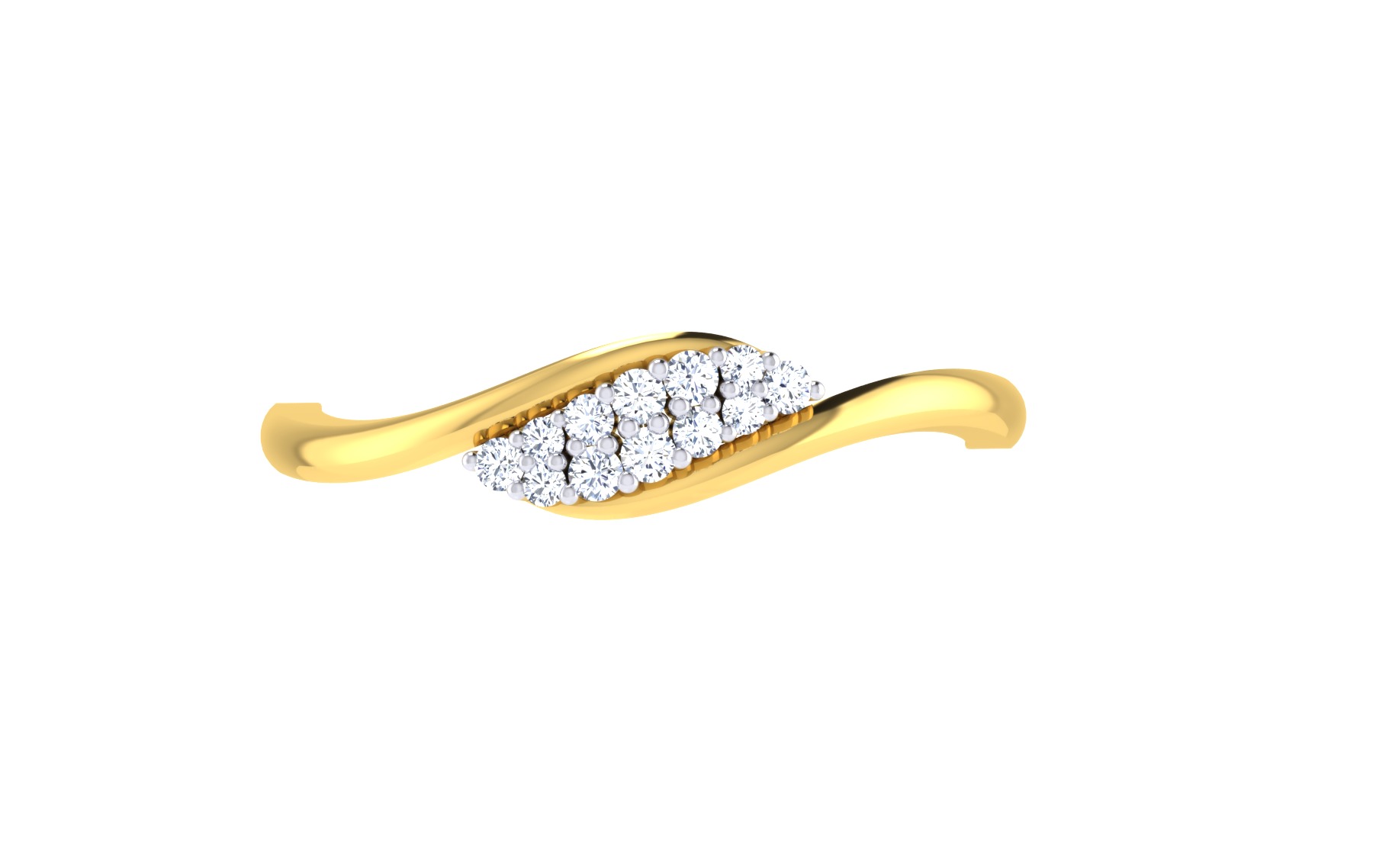 Women Ring Render 3dm STL OBJ FBX Details 3D print model_1