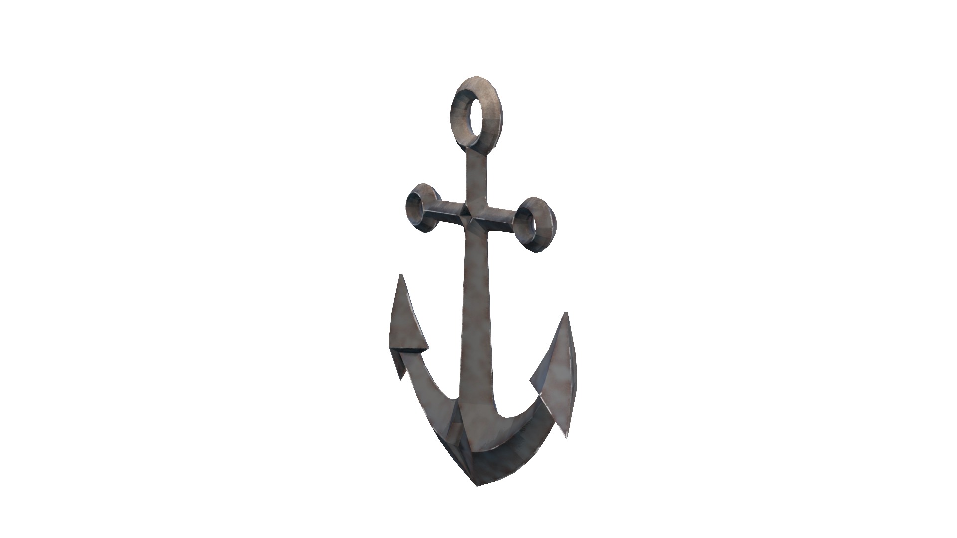 Anchor point ship Low Poly 3D Model Low-poly 3D model_3