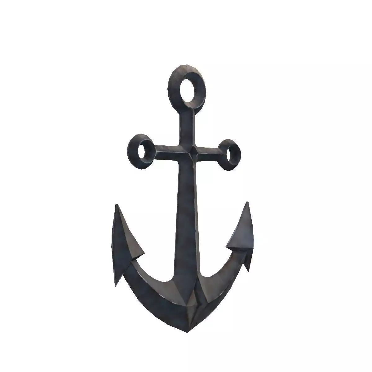 Anchor point ship Low Poly 3D Model Low-poly 3D model_0