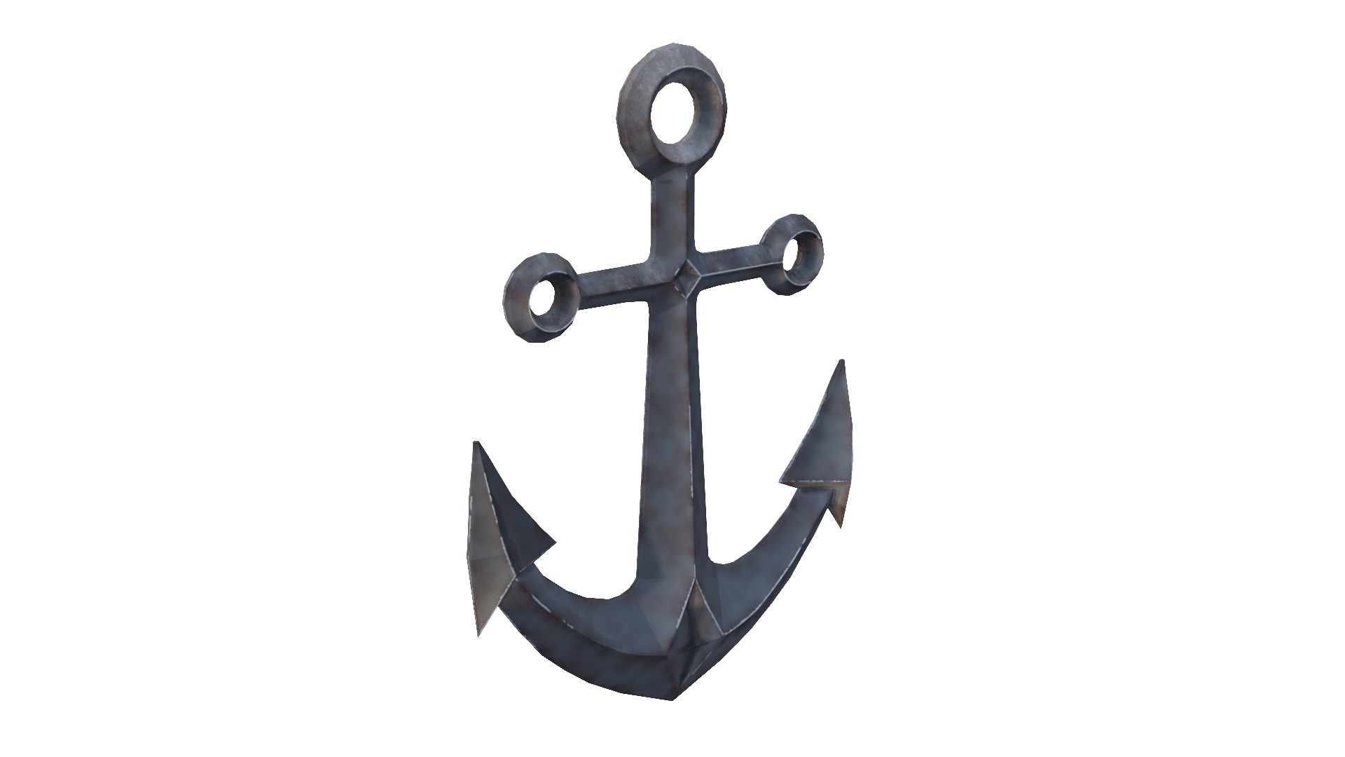 Anchor point ship Low Poly 3D Model Low-poly 3D model_6