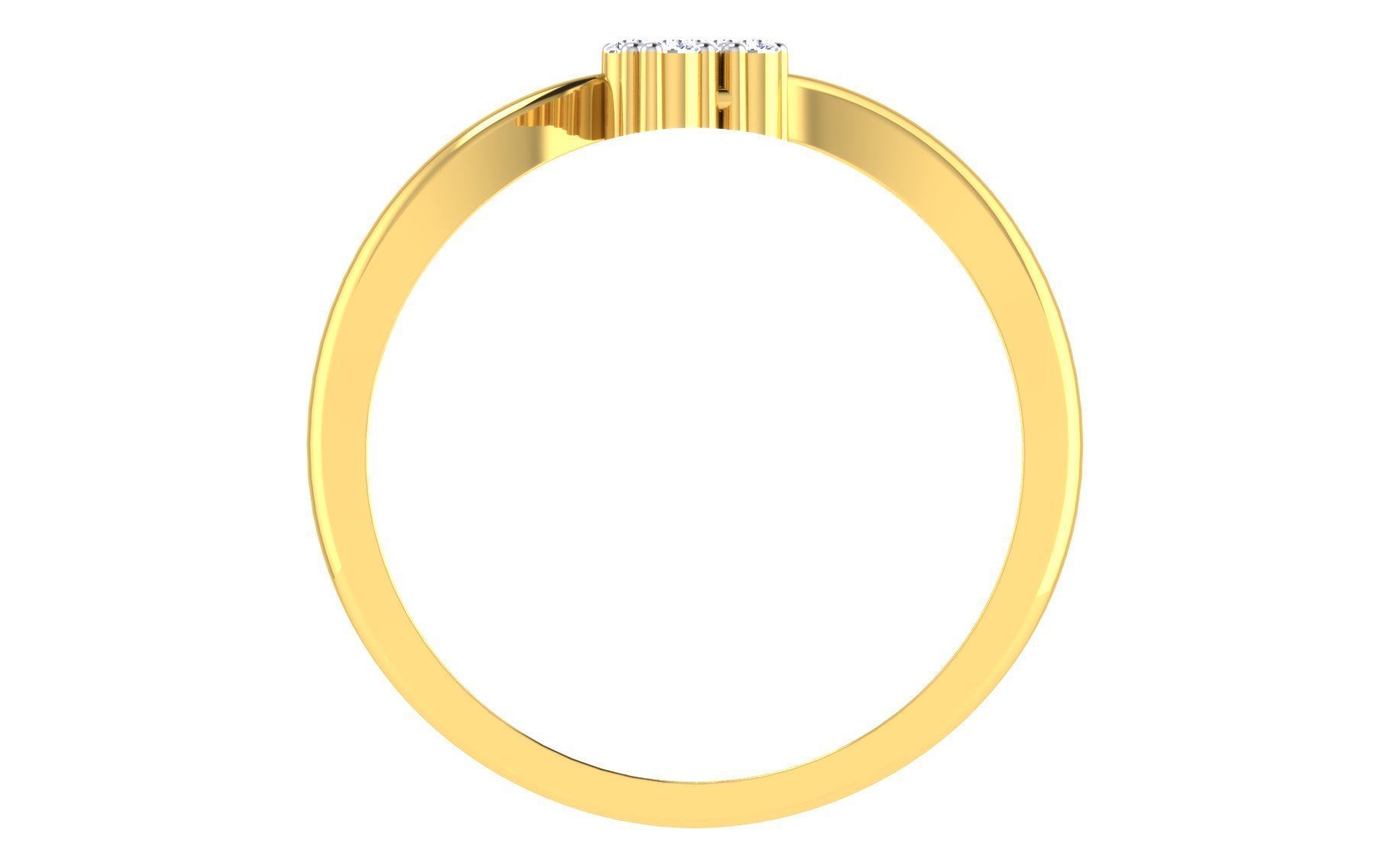 Women Ring Render 3dm STL OBJ FBX Details 3D print model_3