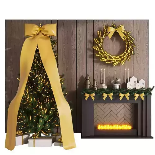 Christmas Decor - New Year Tree 4 3D model