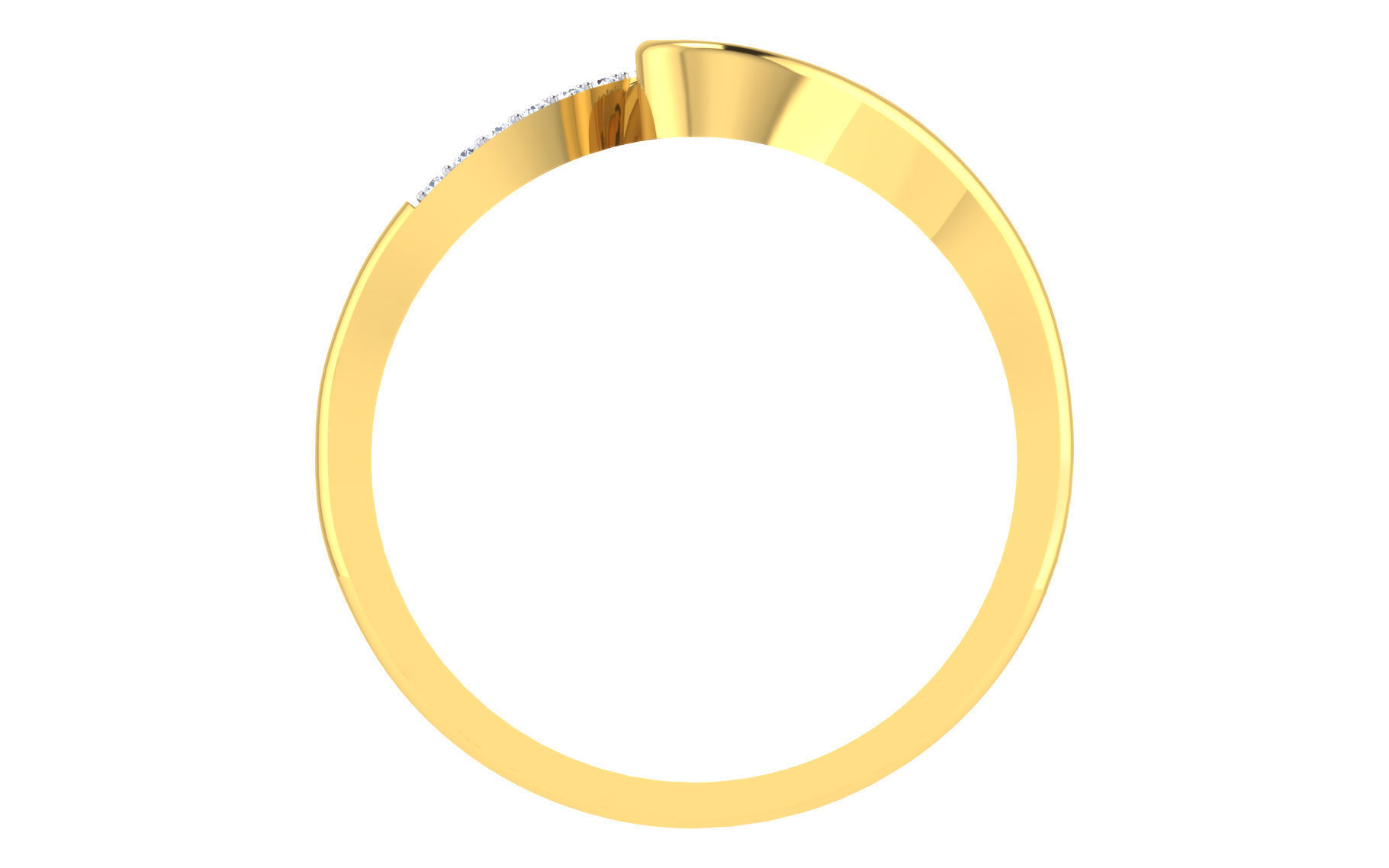 Women Ring Render 3dm STL OBJ FBX Details 3D print model_3