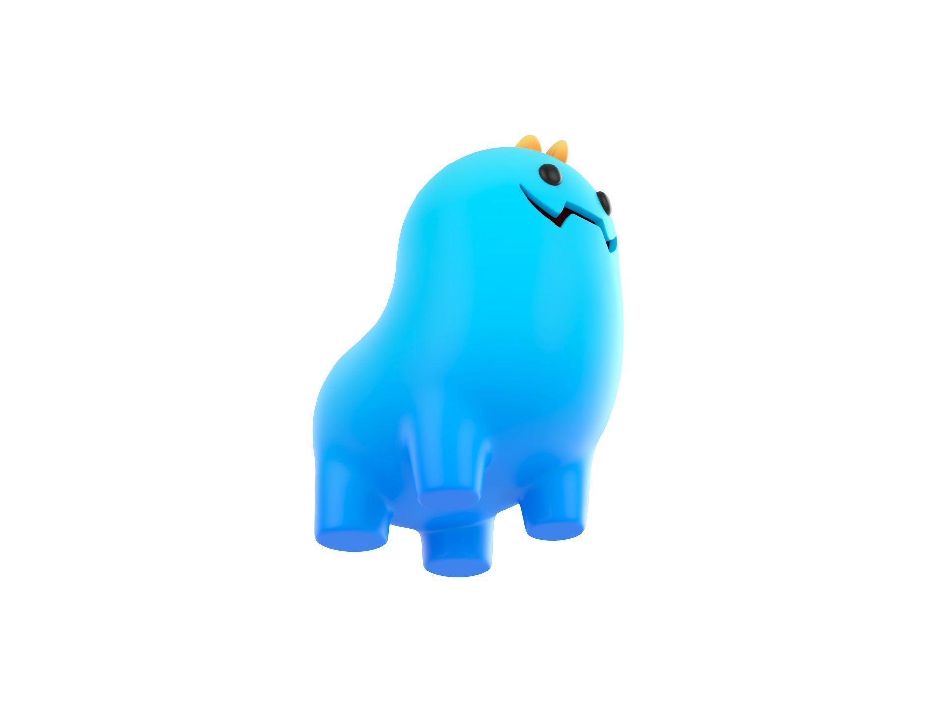 Monster Character 017 3D model_2