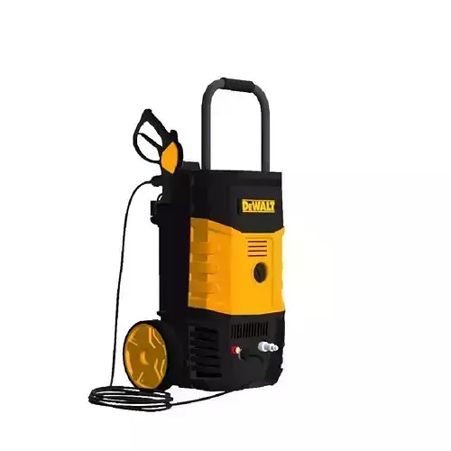 High Pressure Washer Low Poly 3D Model