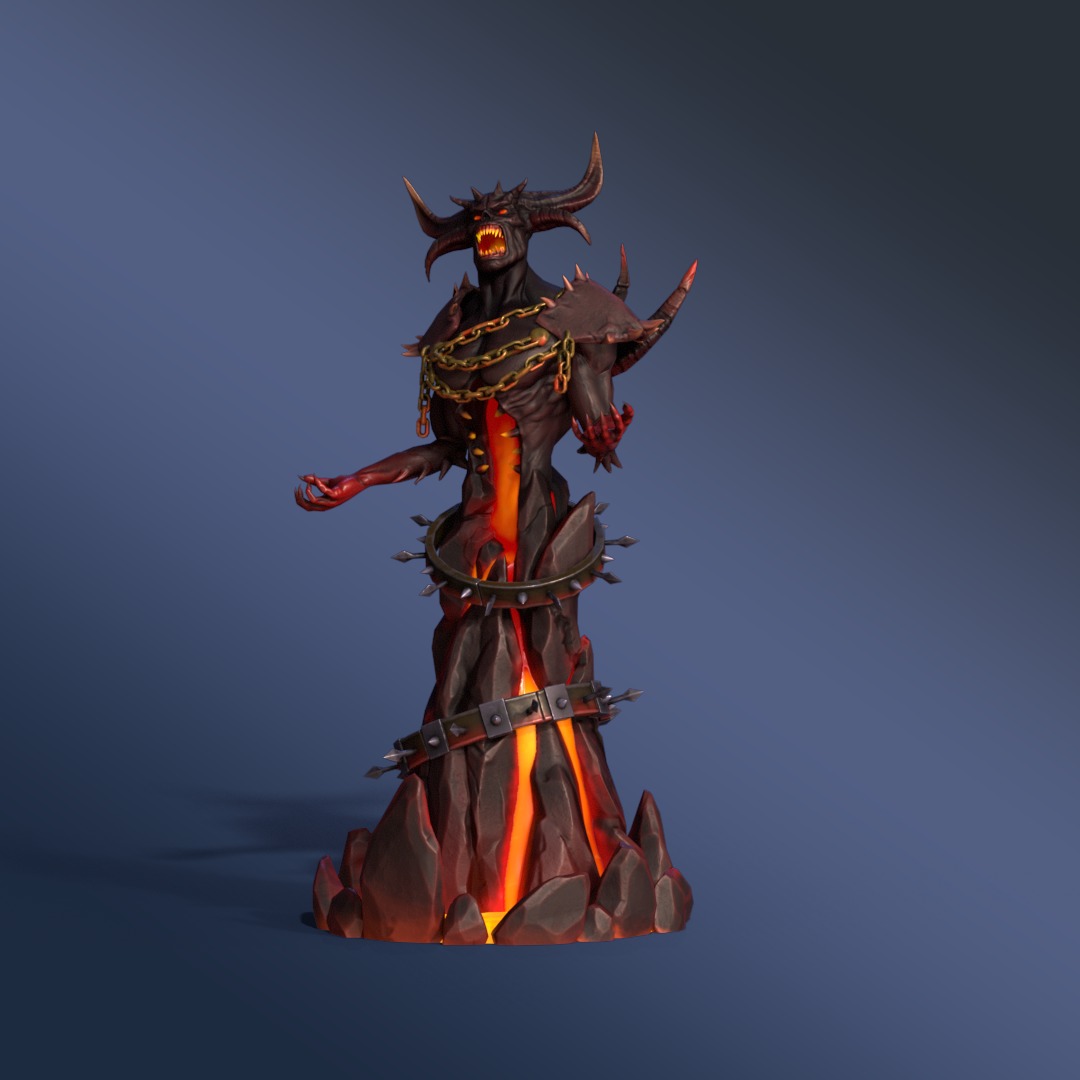 Briar Tower Rigged Animated Low-poly 3D model_4