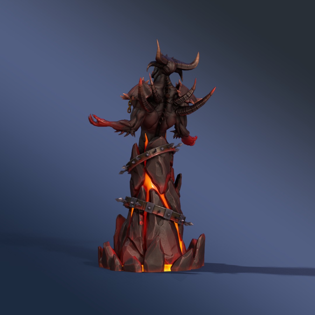 Briar Tower Rigged Animated Low-poly 3D model_5