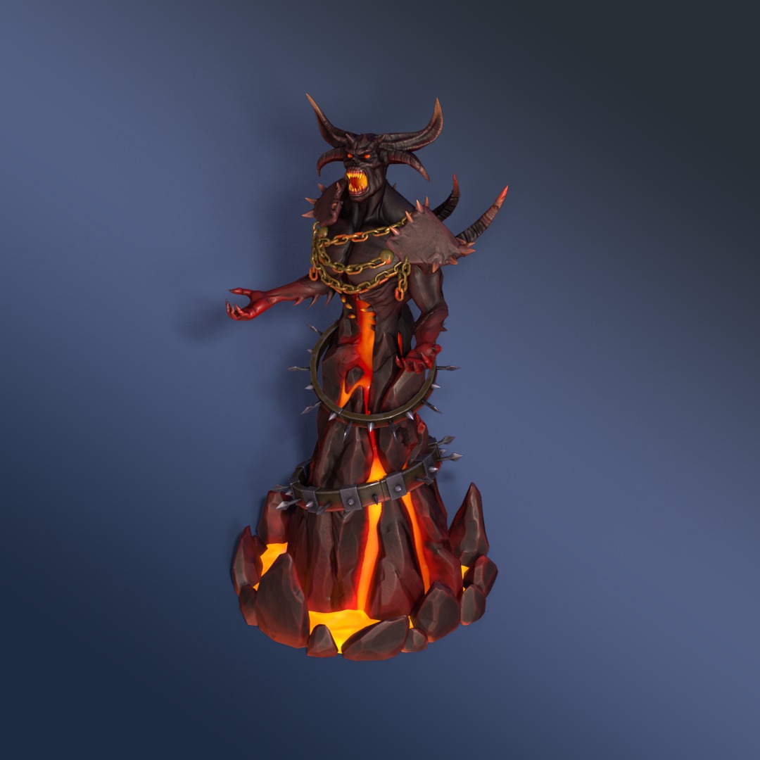 Briar Tower Rigged Animated Low-poly 3D model_8