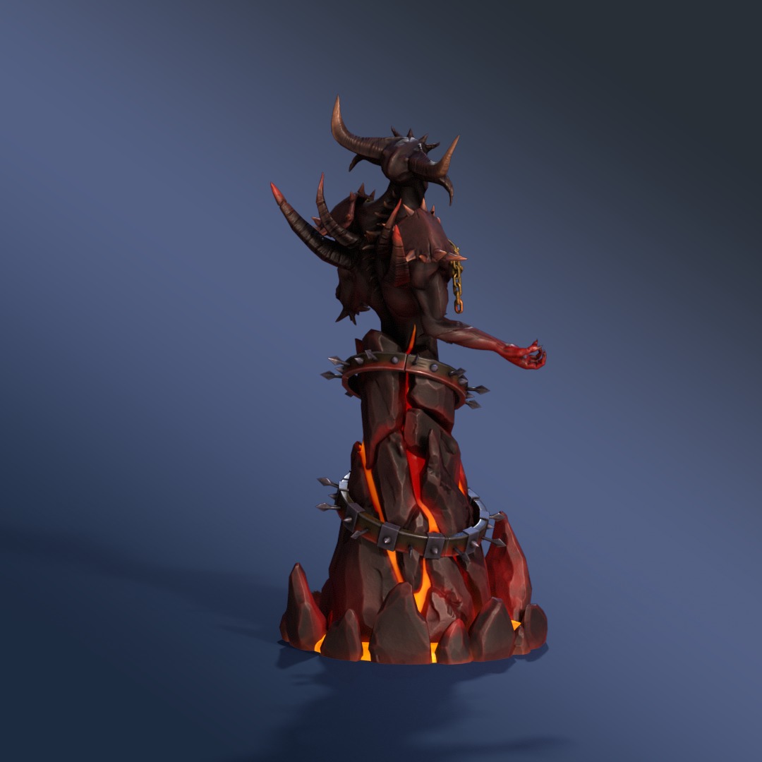 Briar Tower Rigged Animated Low-poly 3D model_6