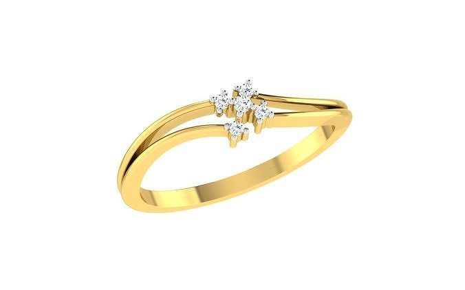 Women Ring Render 3dm STL OBJ FBX Details 3D print model