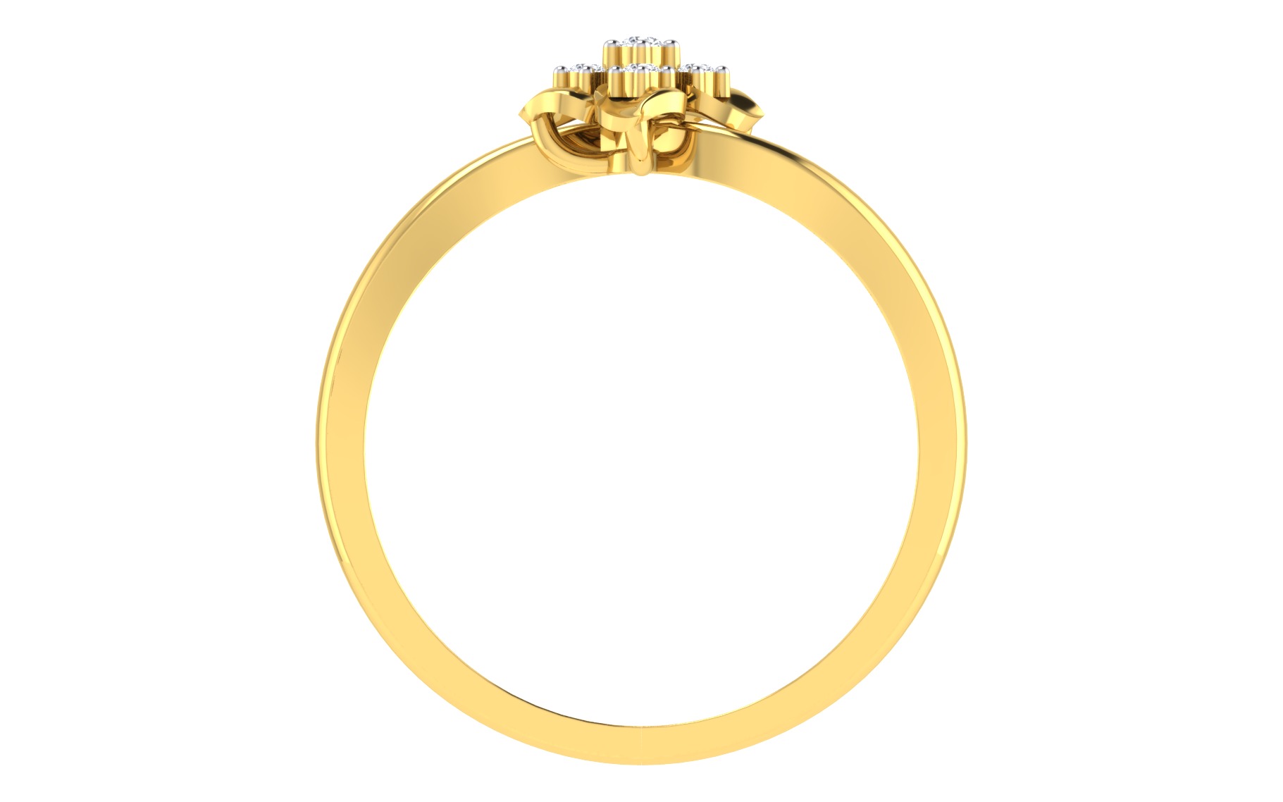 Women Ring Render 3dm STL OBJ FBX Details 3D print model_4