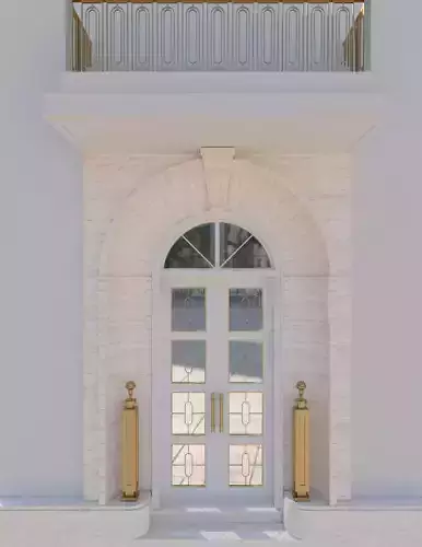 Arched door
