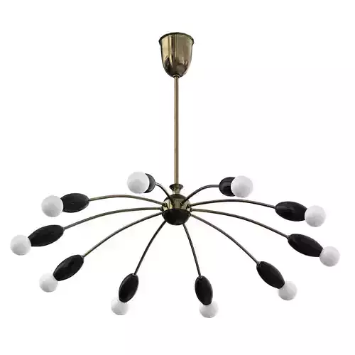 Spider Sputnik Chandelier Stilnovo